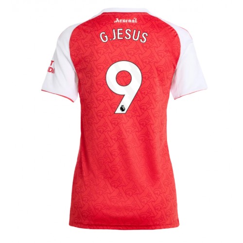 Ženski Nogometni dresi Arsenal Gabriel Jesus #9 Domači 2025-26 Kratek Rokav